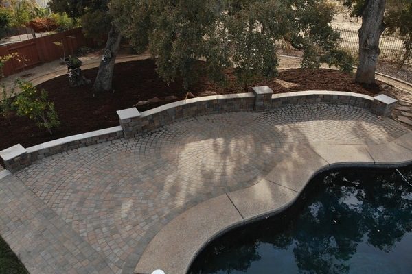 Showing Work of Retaining Walls